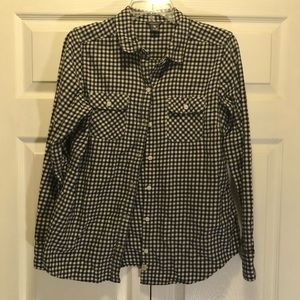 Eddie Bauer Checkered Flannel Shirt Size M